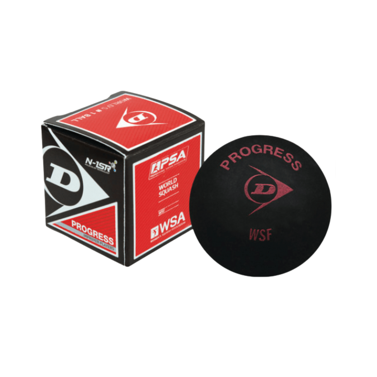 Dunlop Progress Squash Ball - Red Dot (Single) Squash Ball Dunlop