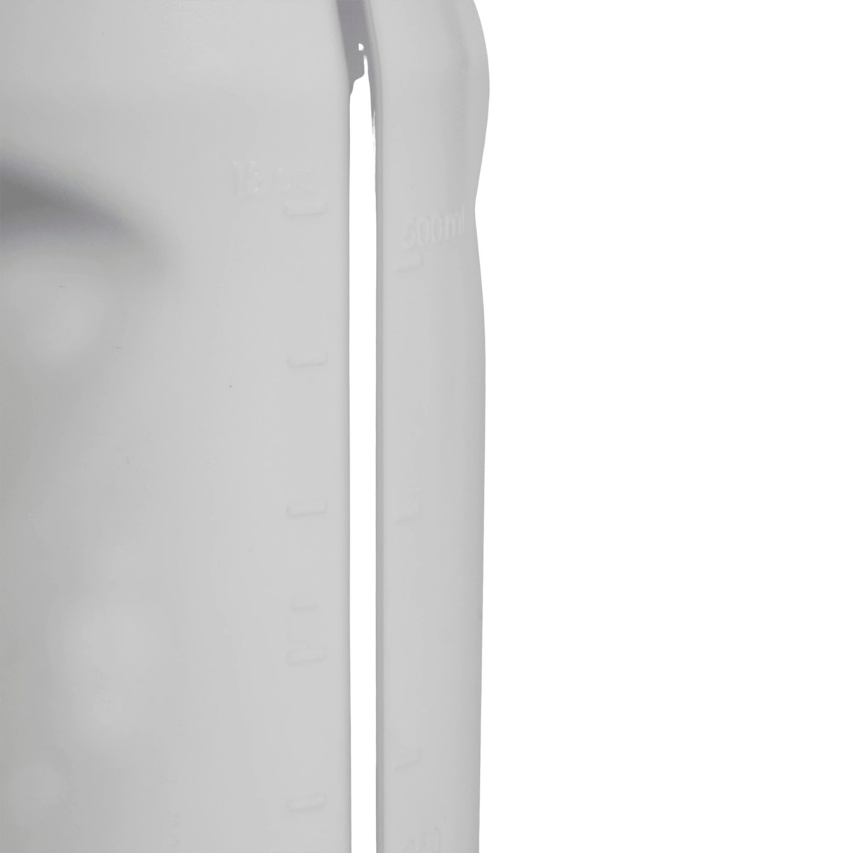 Adidas Tiro 0.5L Water Bottle, White/Black, side view