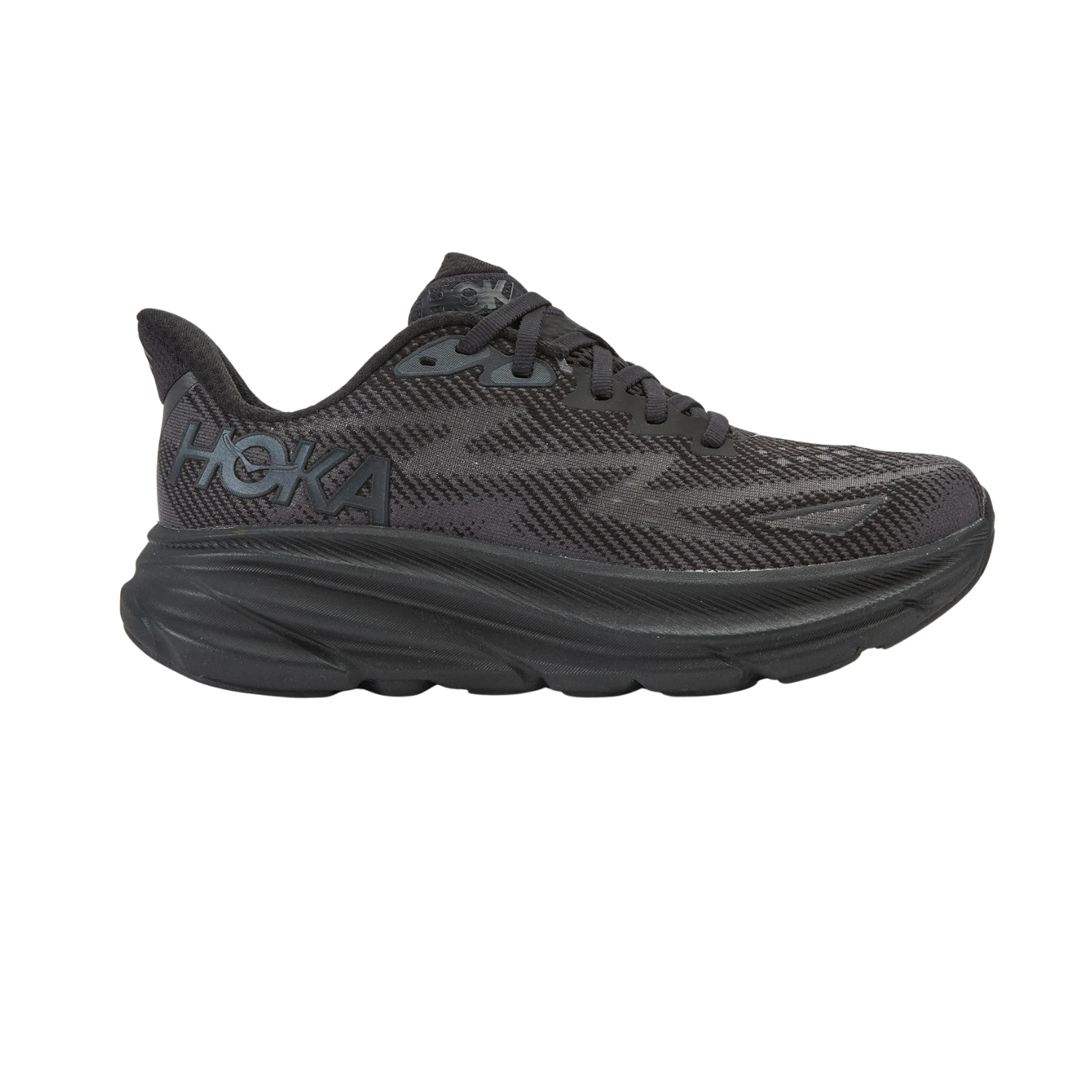 Hoka Clifton 9 Running Shoes Women - Black