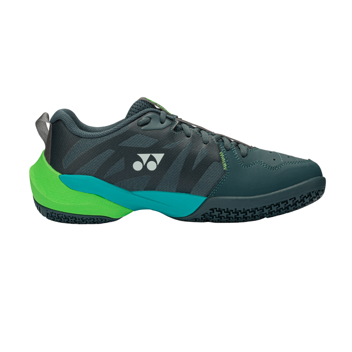 Yonex SubAxia GT Wide 2026 Badminton Shoes, Dark Green, back view