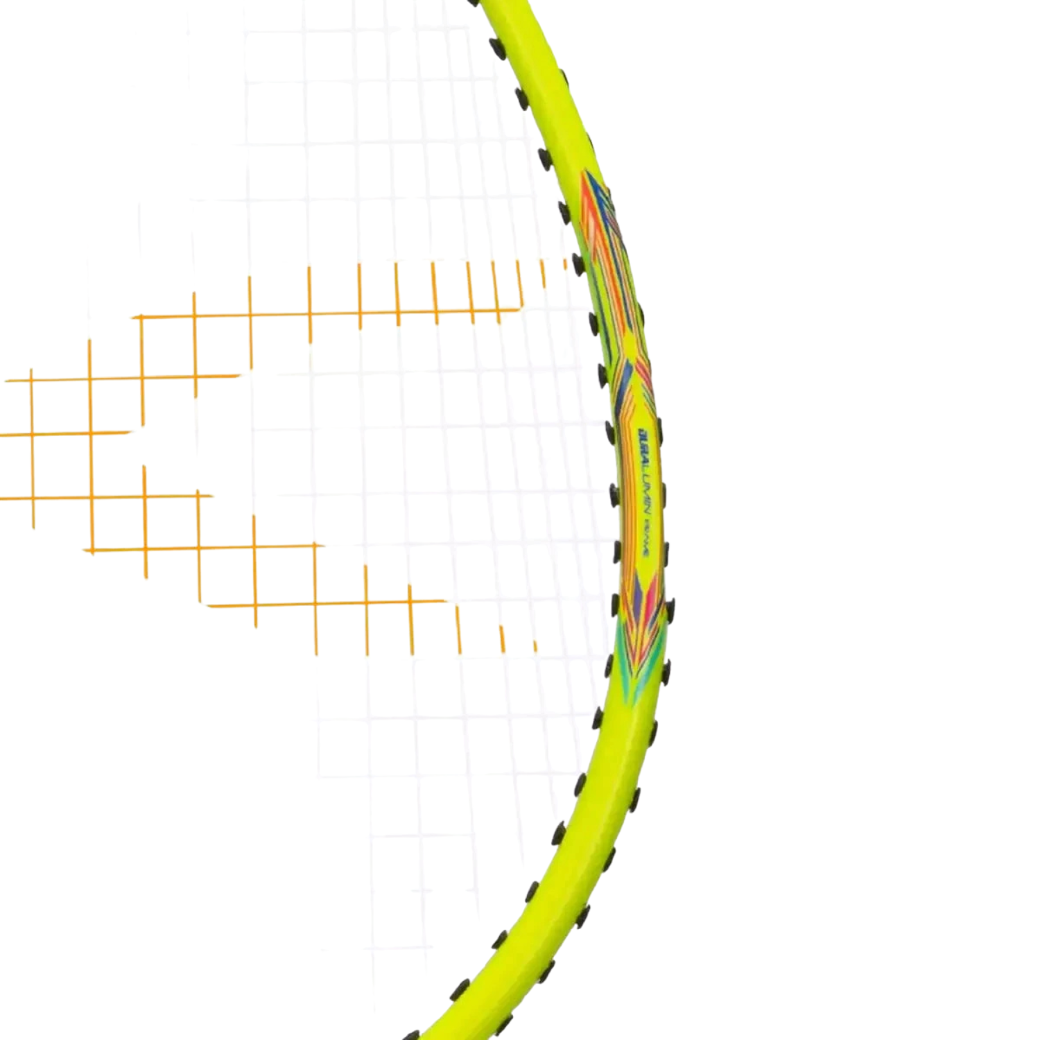 Hundred Powertek 200 2U Badminton Racket - Neon Green Badminton Rackets Hundred