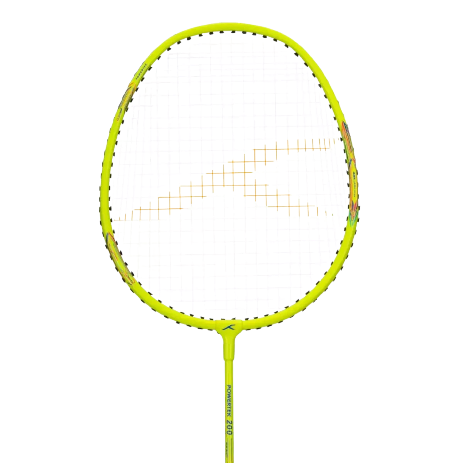 Hundred Powertek 200 2U Badminton Racket - Neon Green Badminton Rackets Hundred
