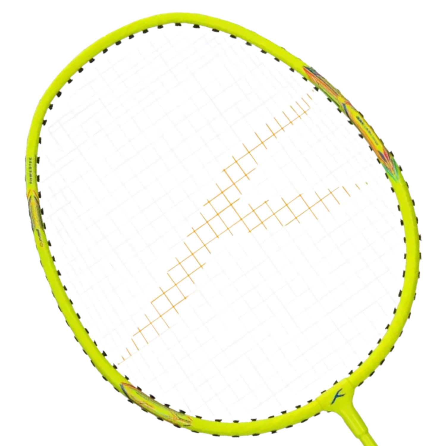 Hundred Powertek 200 2U Badminton Racket - Neon Green Neon Green 2U6 Badminton Rackets Hundred