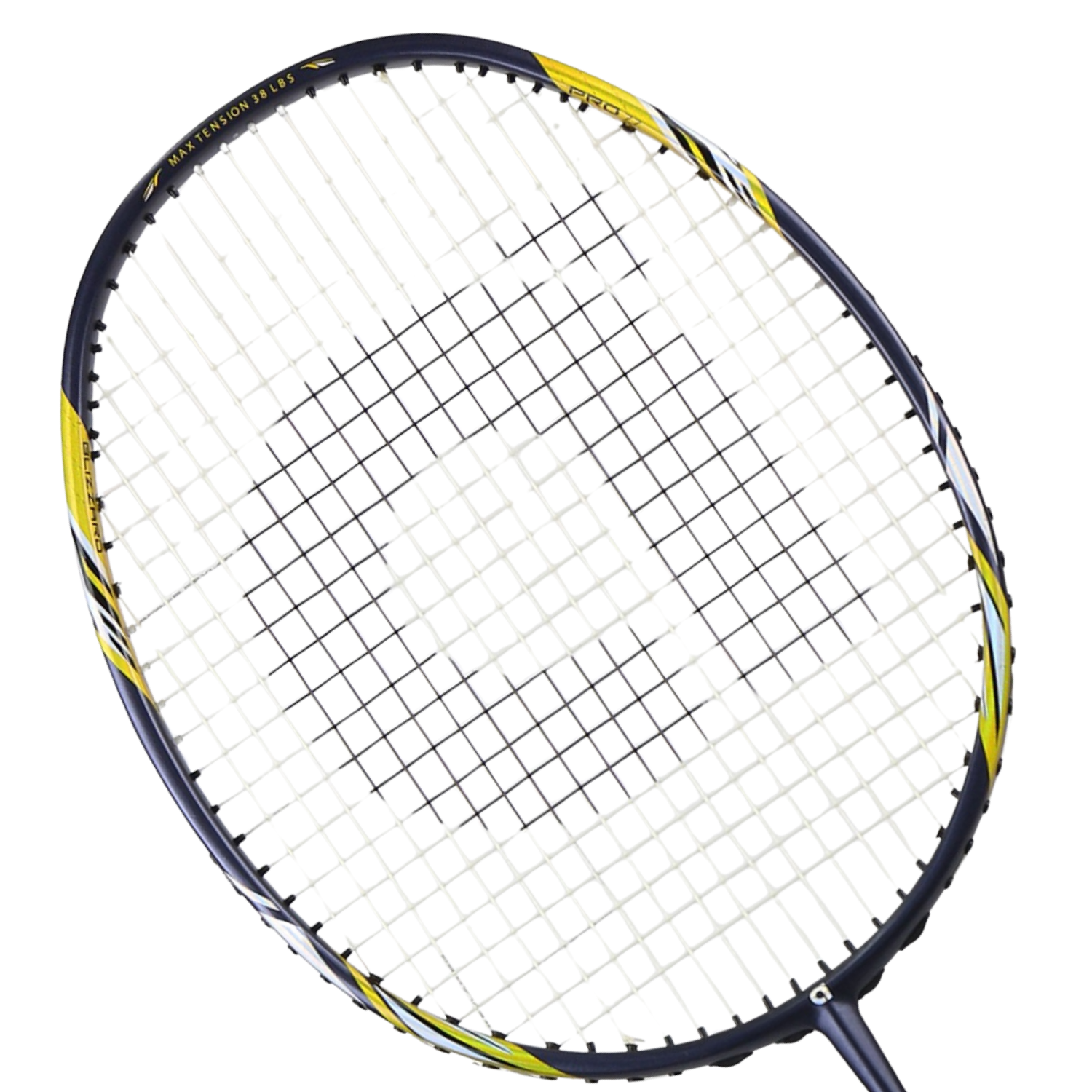 Apacs Blizzard Pro ZZ Badminton Racket (Unstrung) White Gold 4UG2 Badminton Rackets Apacs