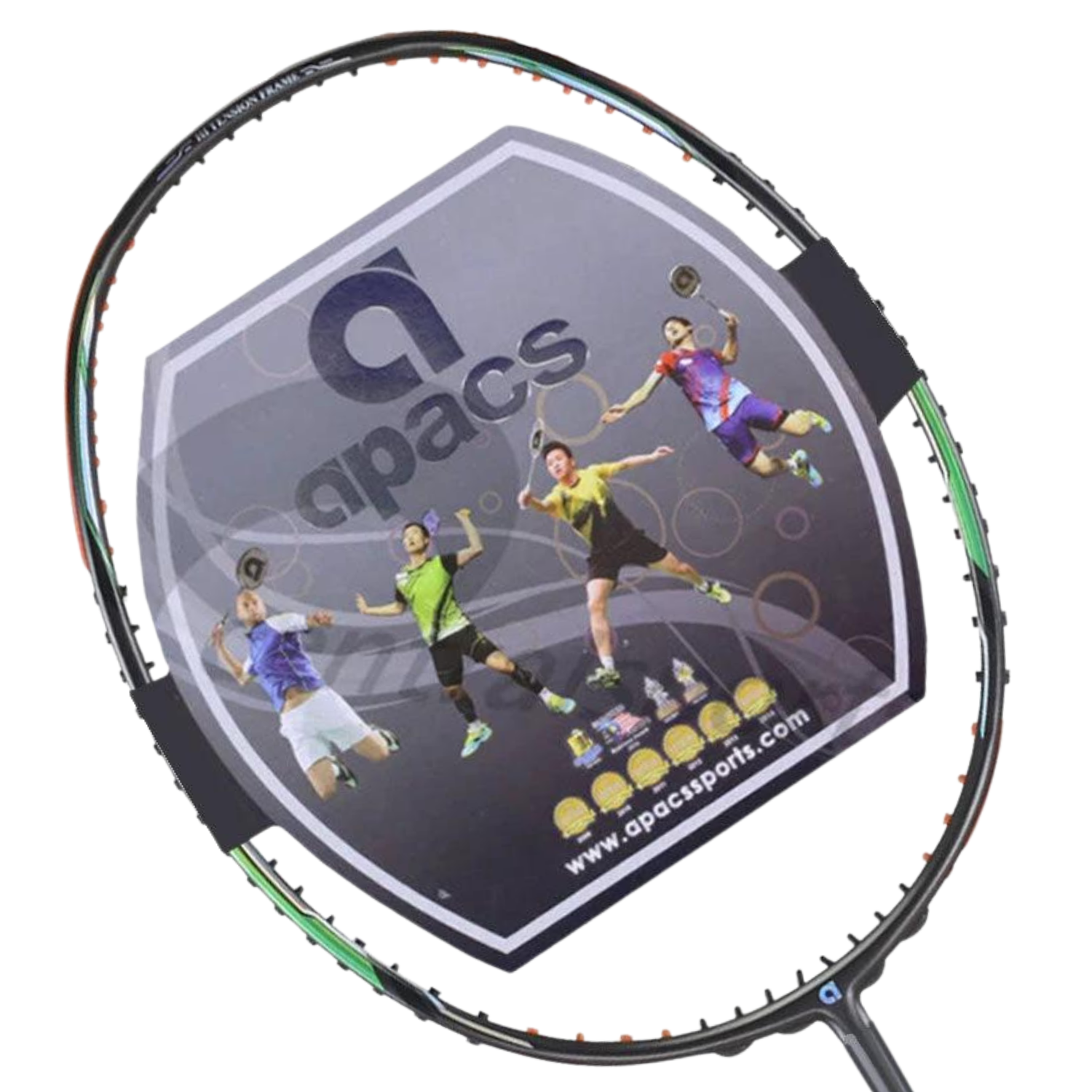 Apacs Honor Pro Badminton Racket (Unstrung) Black 3U4 Badminton Rackets Apacs