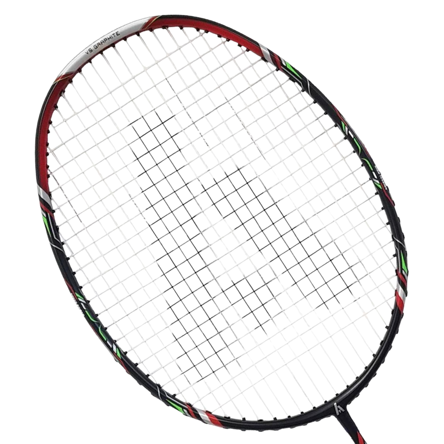 Ashaway Vex Striker 100 Badminton Racket (Strung) Black Red Silver 3UG2 Badminton Rackets Ashaway