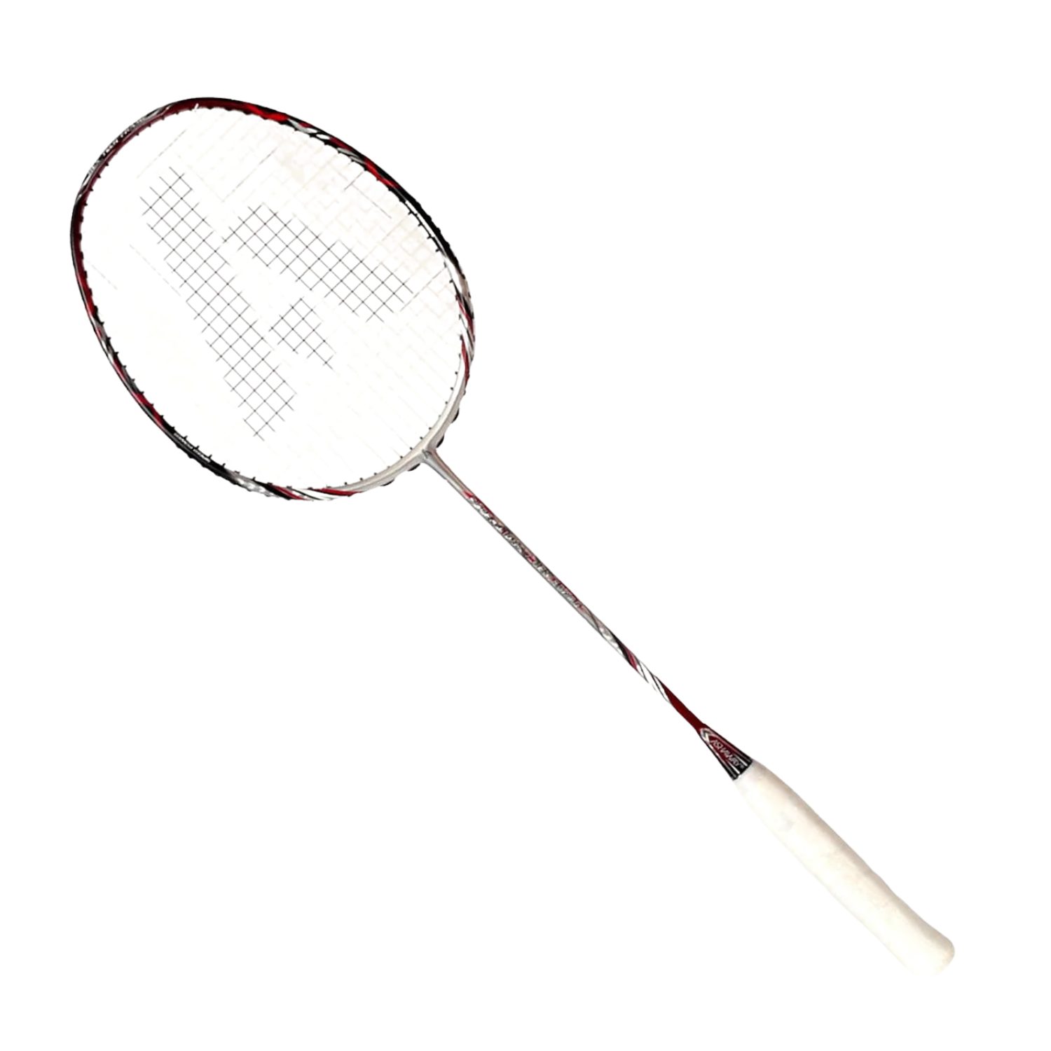 Ashaway Superlight 7 Hex Badminton Racket - Silver/Red Badminton Rackets Ashaway
