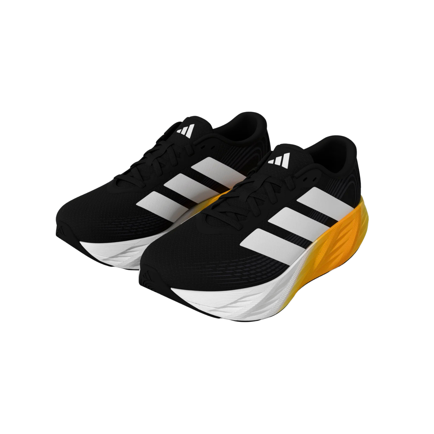Adidas Galaxy 8 Running Shoe Men - Black/White/Tangerine KZ9024 Running Shoes Adidas