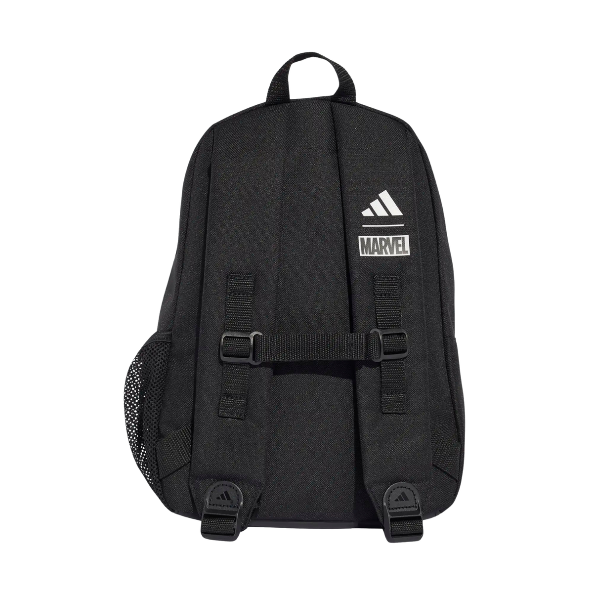 Adidas Marvel Spider-Man Backpack, Black/White, back view