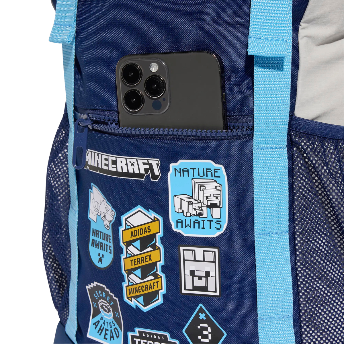 Adidas Minecraft Backpack - Dark Blue/Grey (KR2355) Backpack Adidas
