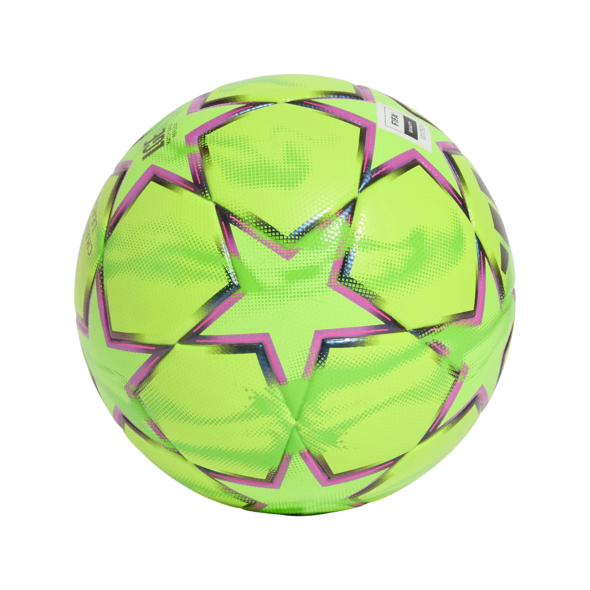 Adidas UEFA Champions League 26/27 League Winter Football, Lemon/Green, back view
