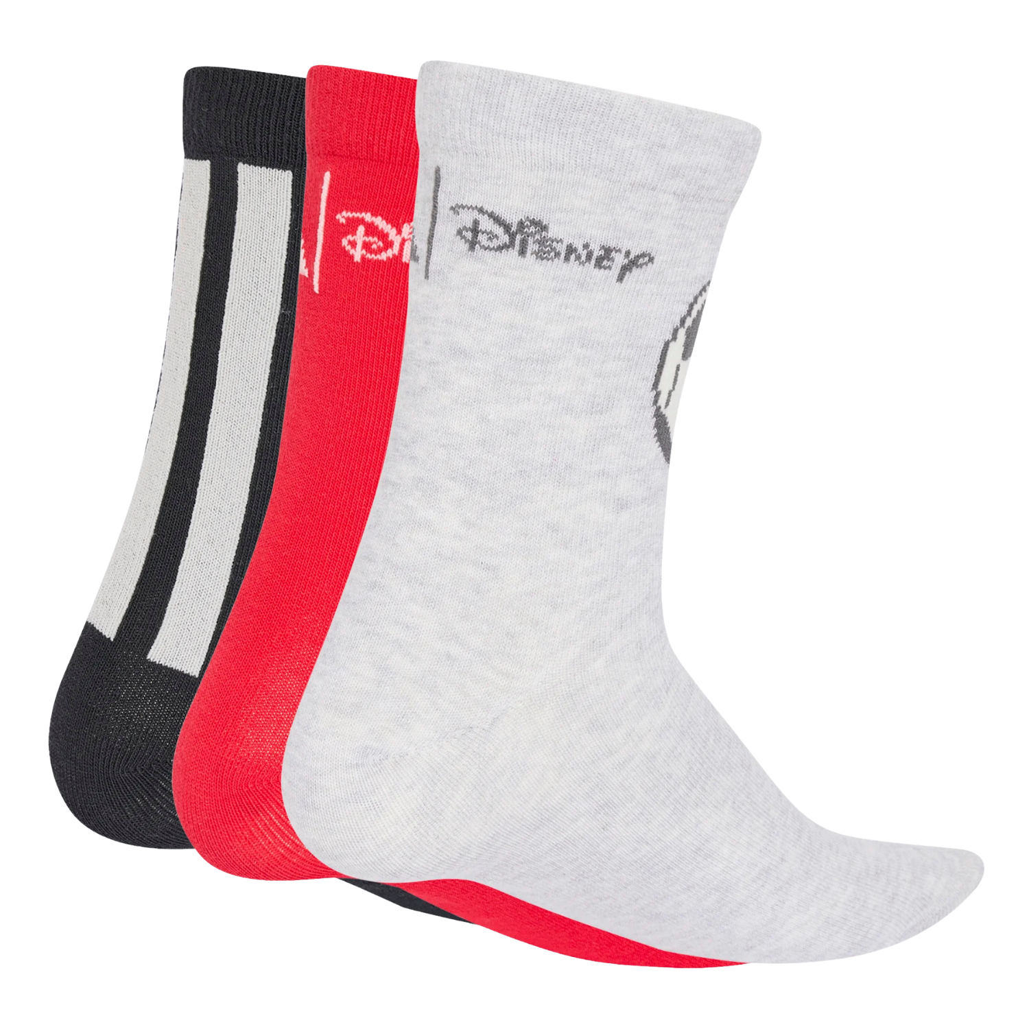 Adidas Disney Mickey Mouse Socks Unisex - Black/Red/Grey KR2340 Clothing Adidas
