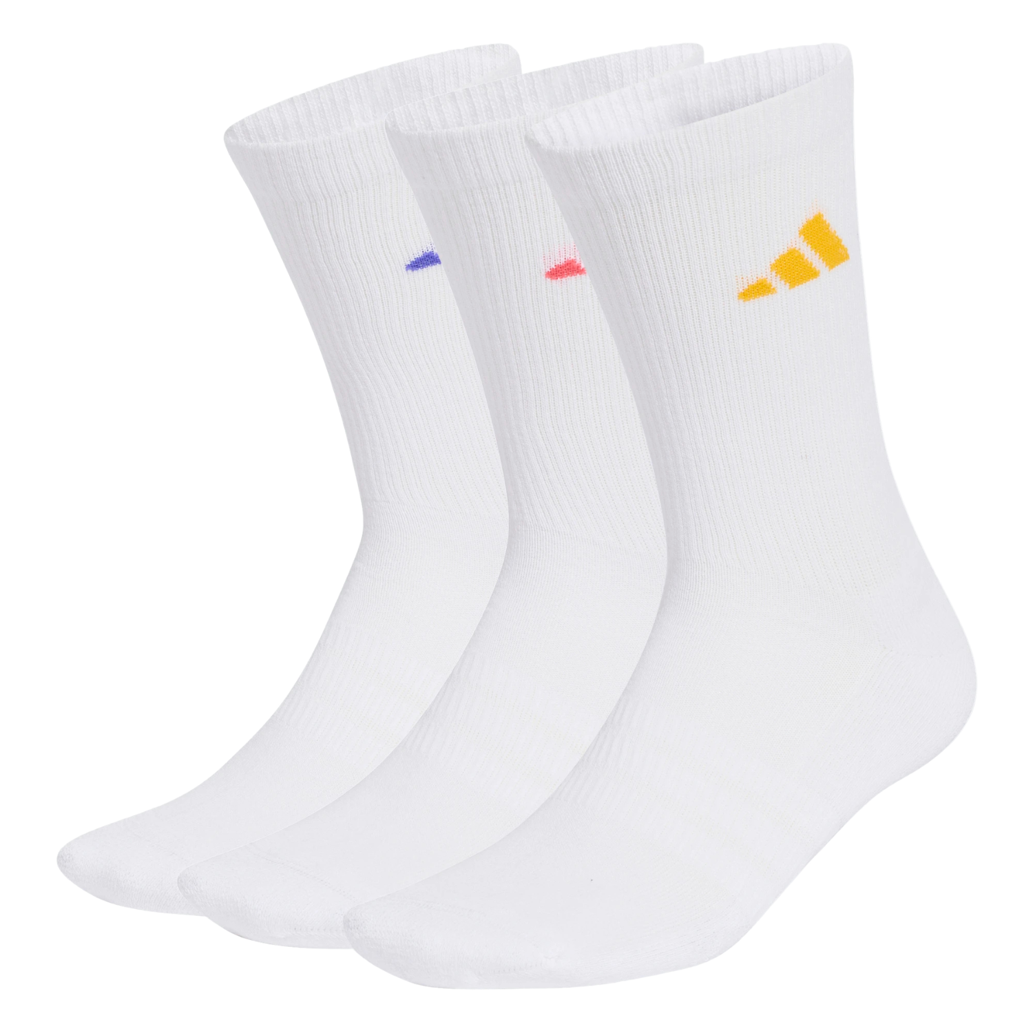 Adidas Cushioned Sportswear Crew 3 Pack Socks Unisex - White KQ6760 White Clothing Adidas