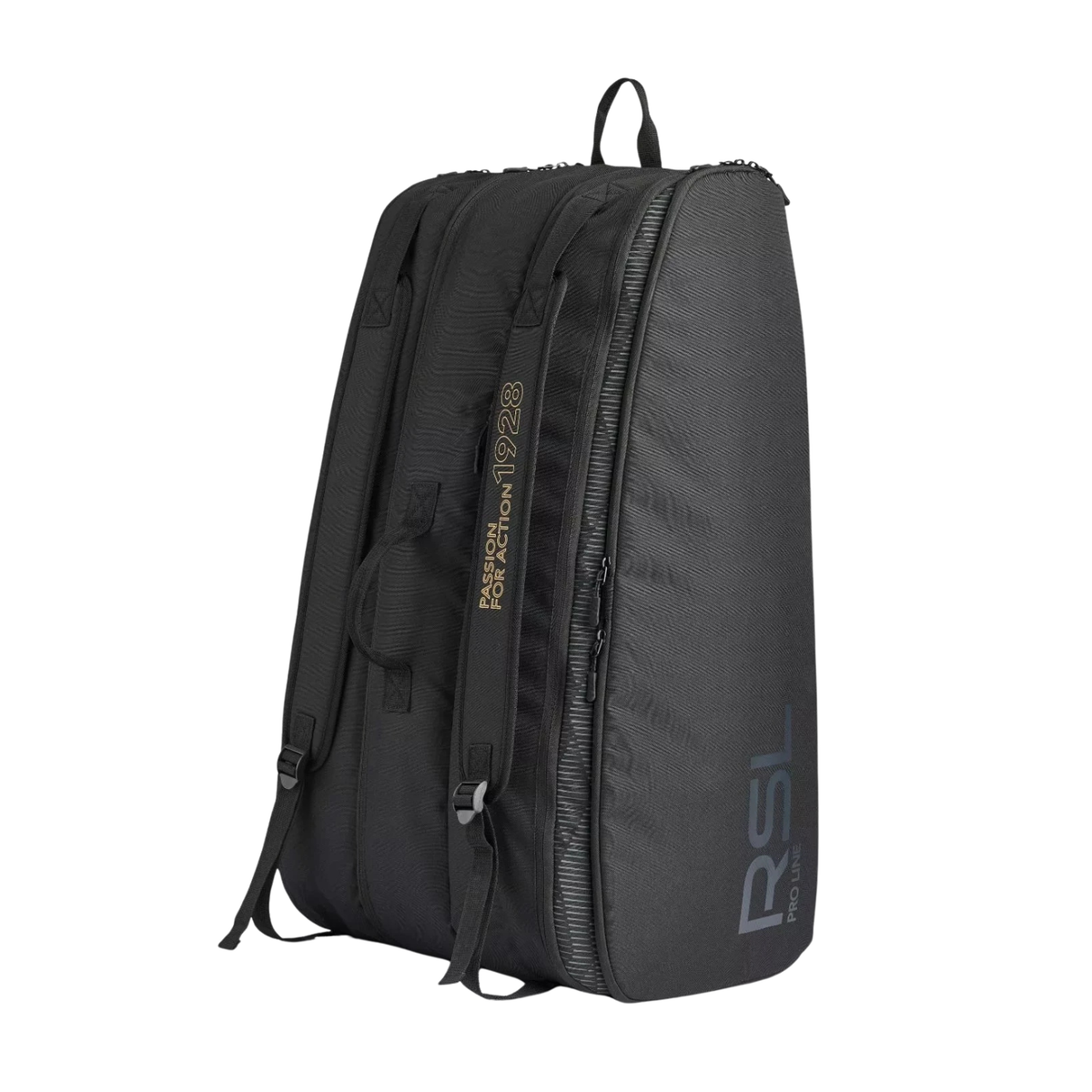 RSL Pro Line 12Pk Racket Bag (Black), back view