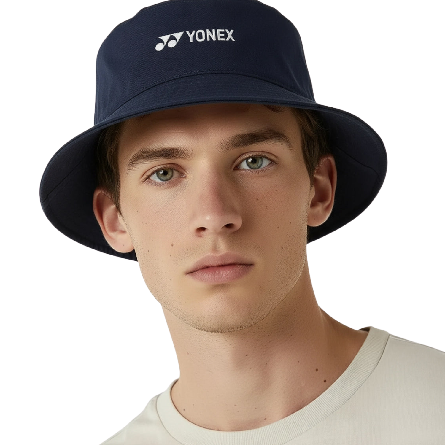 Yonex All England 1899 Reversible Hat 26 - Cream/Navy by Yonex
