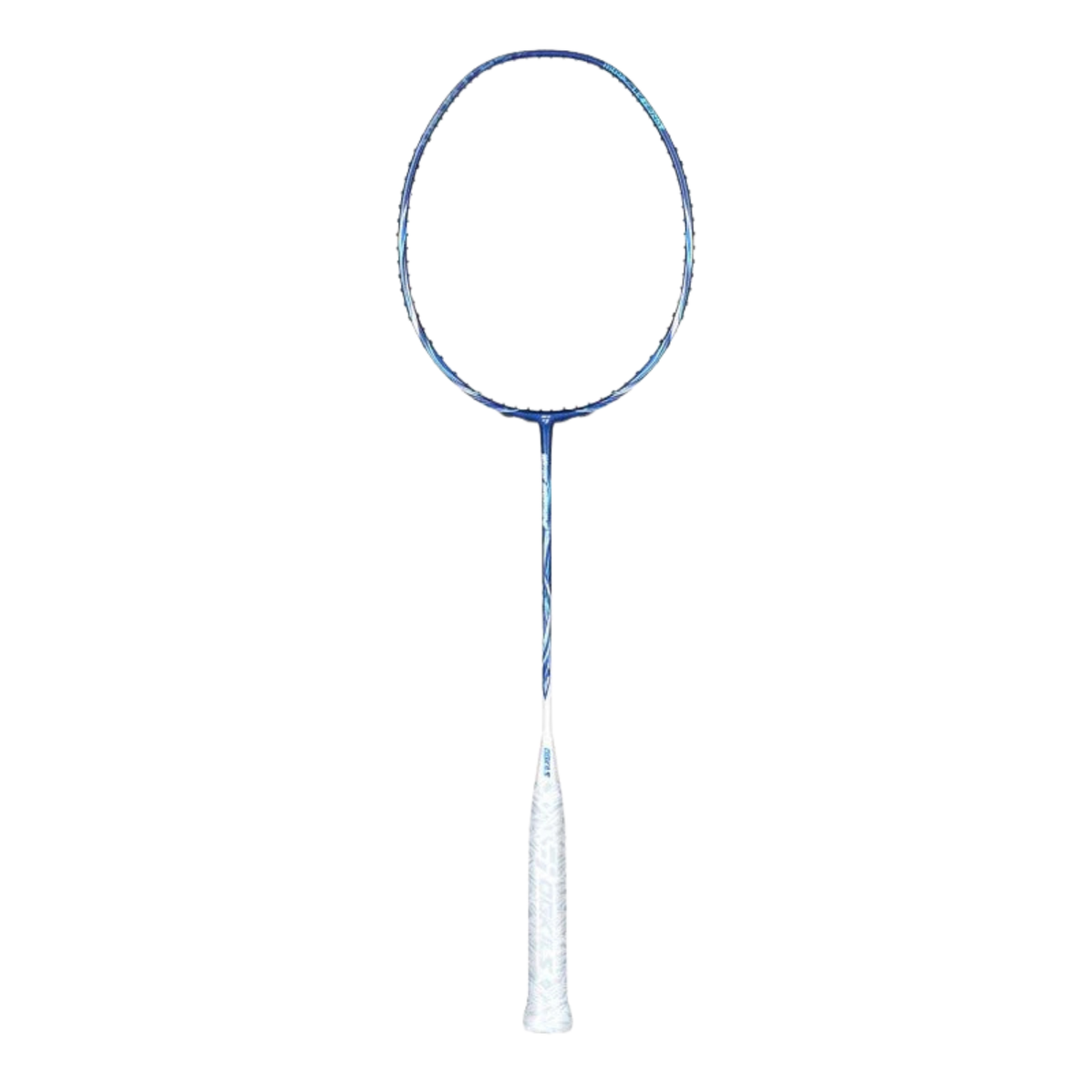 OGKILS Water Breathing Badminton Racket, Blue, front view