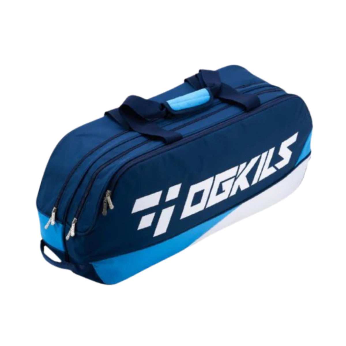 OGKILS Tournament Racket Bag, Blue, back view