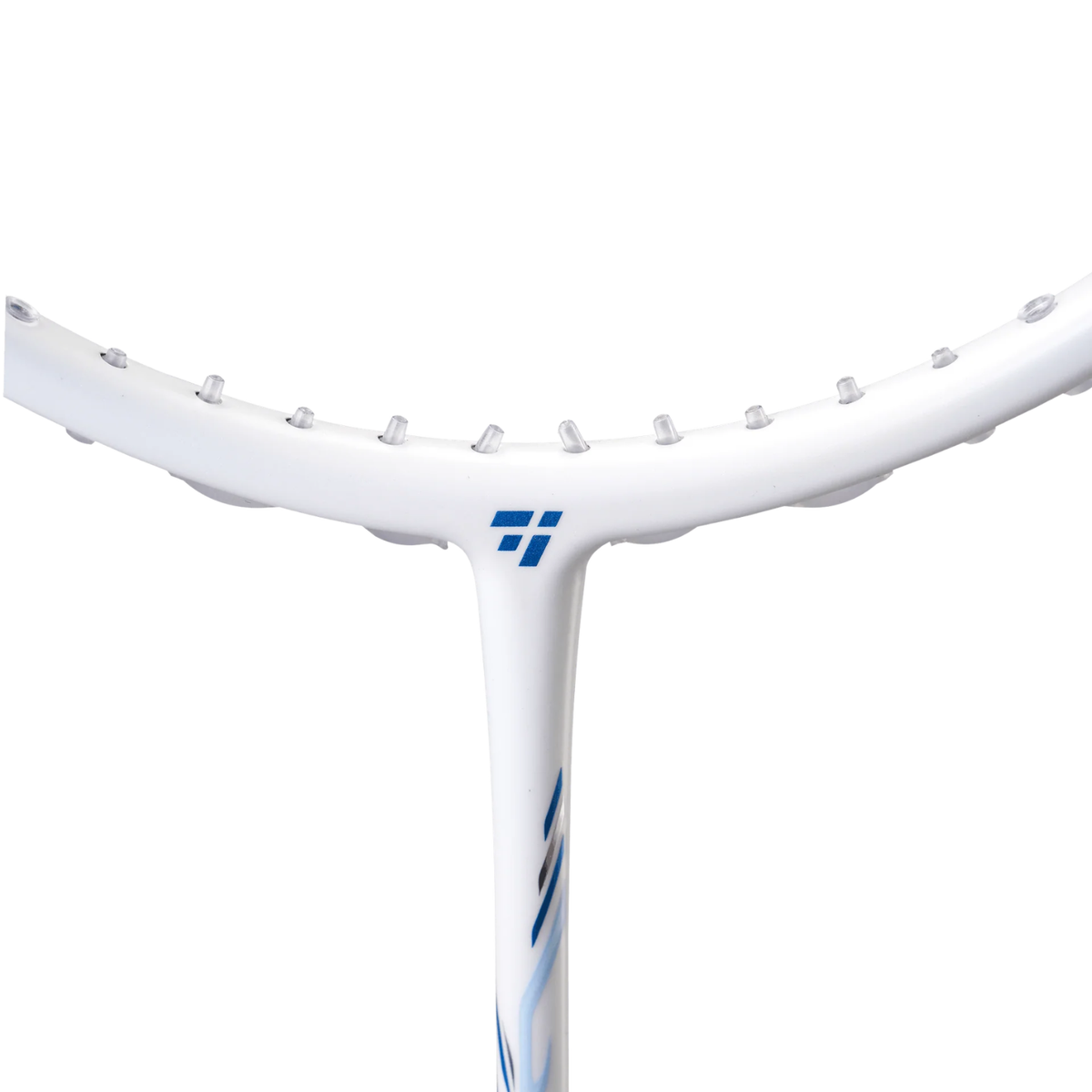 OGKILS Dimensional 88 Slash Badminton Racket, Blue/White, back view