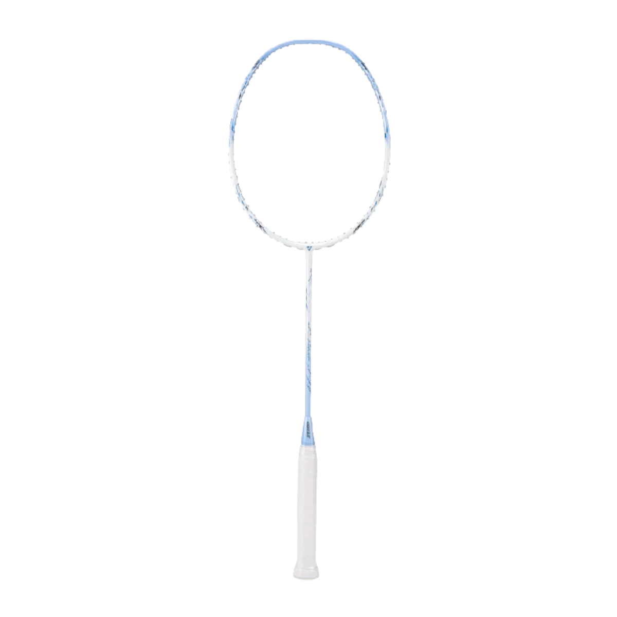 OGKILS Dimensional 88 Slash Badminton Racket, Blue/White, front view
