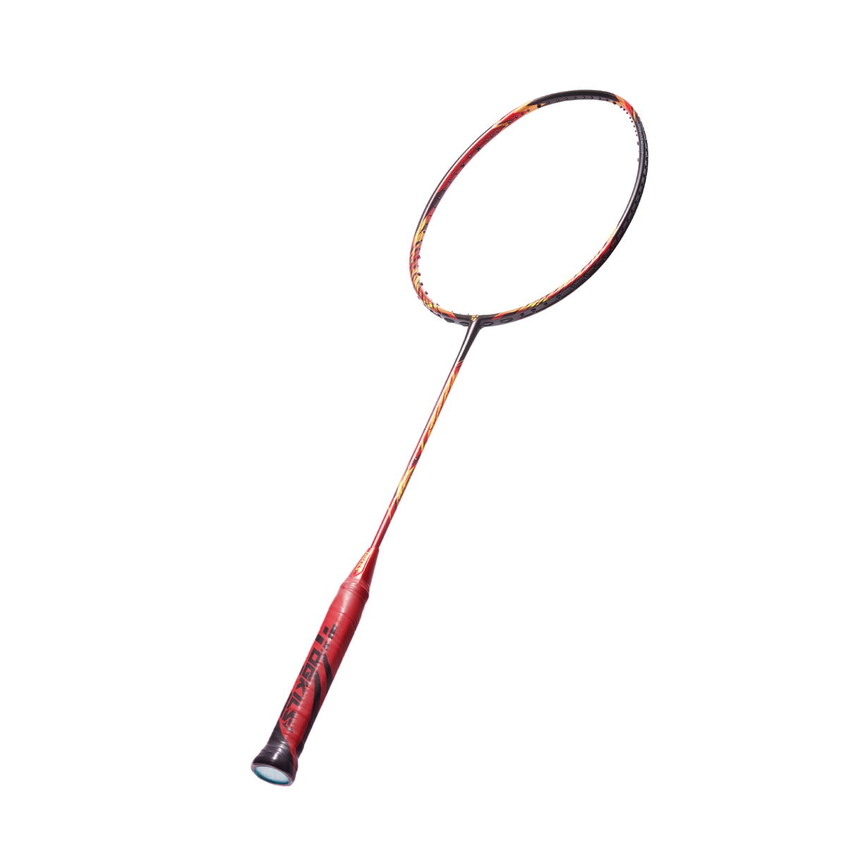 OGKILS Fire Breathing Badminton Racket, Red, back view
