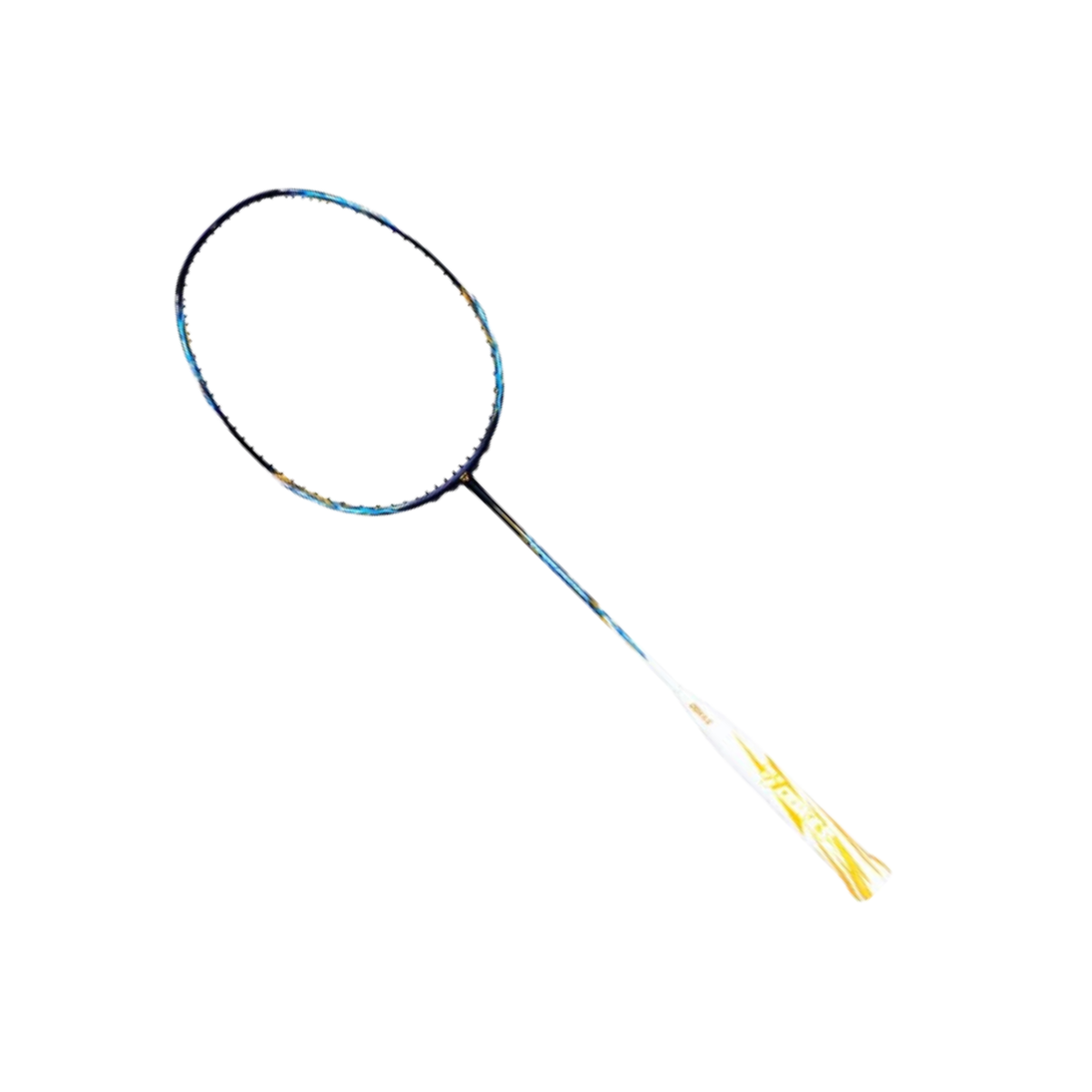 OGKILS Thunder Breathing Badminton Racket, Blue, back view