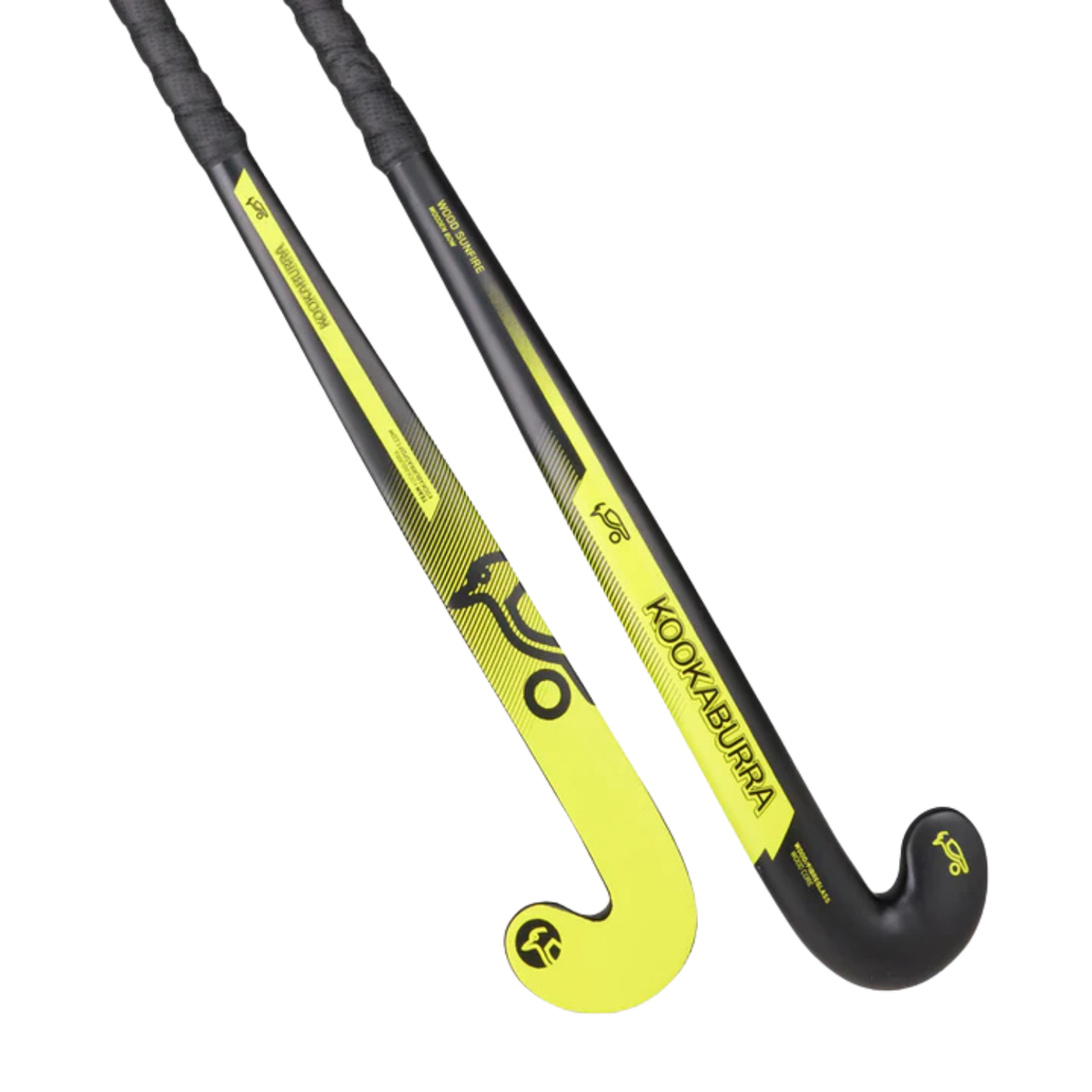 Kookaburra Sunfire Hockey Stick 6A2548N - Black/Yellow Hockey Sticks Kookaburra