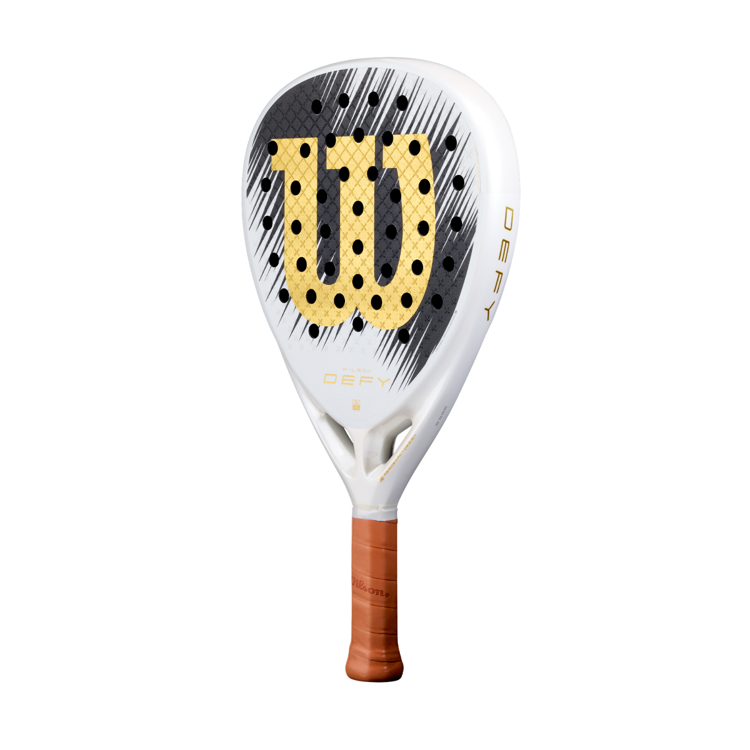 Wilson Defy V1 SE 2026 Padel Racket - White/Gold WR214511U Padel Rackets Wilson