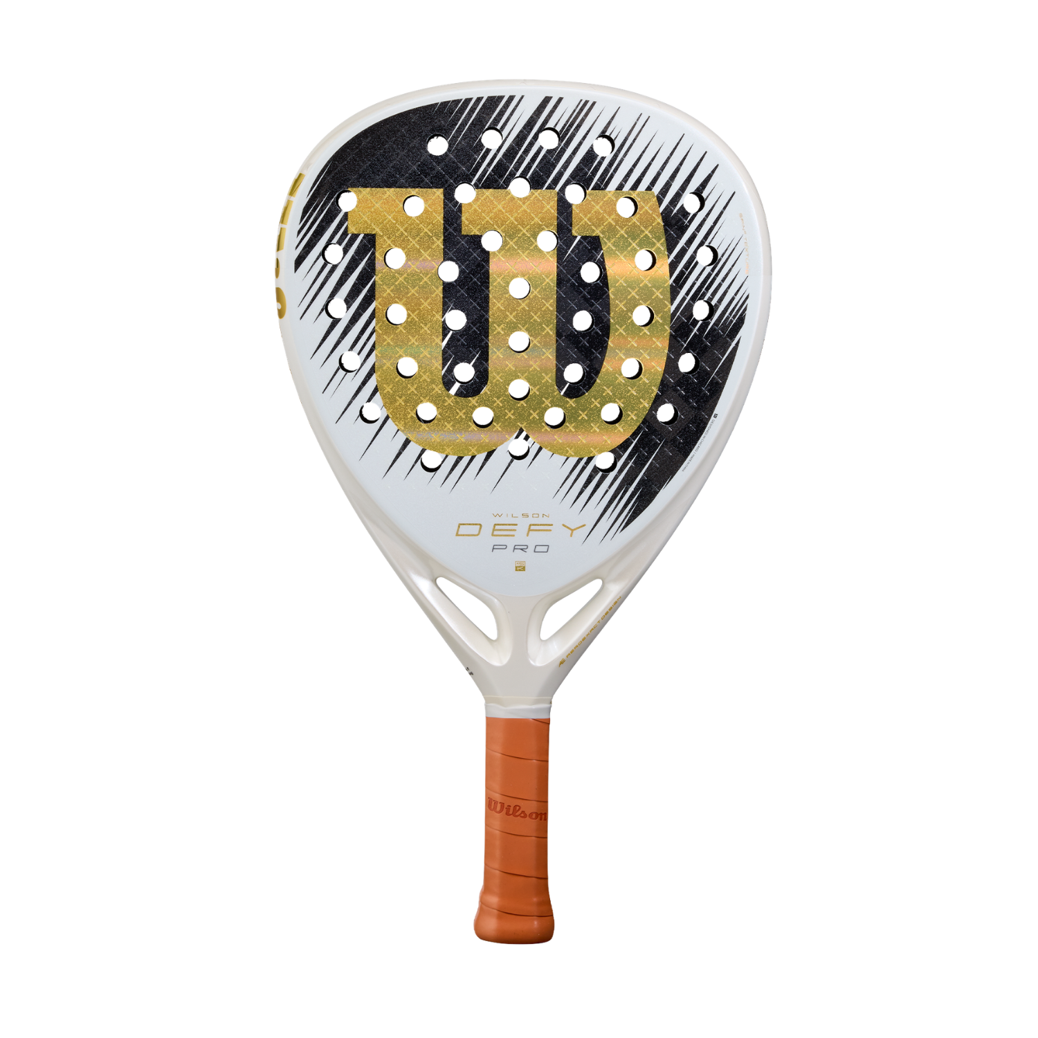 Wilson Defy Pro V1 SE 2026 Padel Racket - White/Gold WR213911U White Gold G2 Padel Rackets Wilson