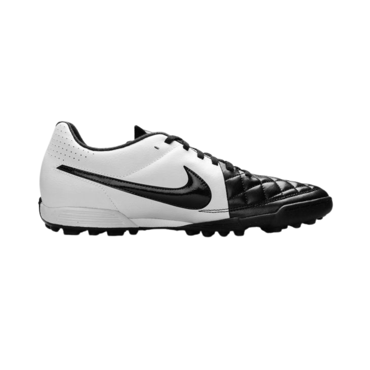 Nike Tiempo Rio II Turf Football Boots - Black/White Black White UK 6 Football Boots Nike