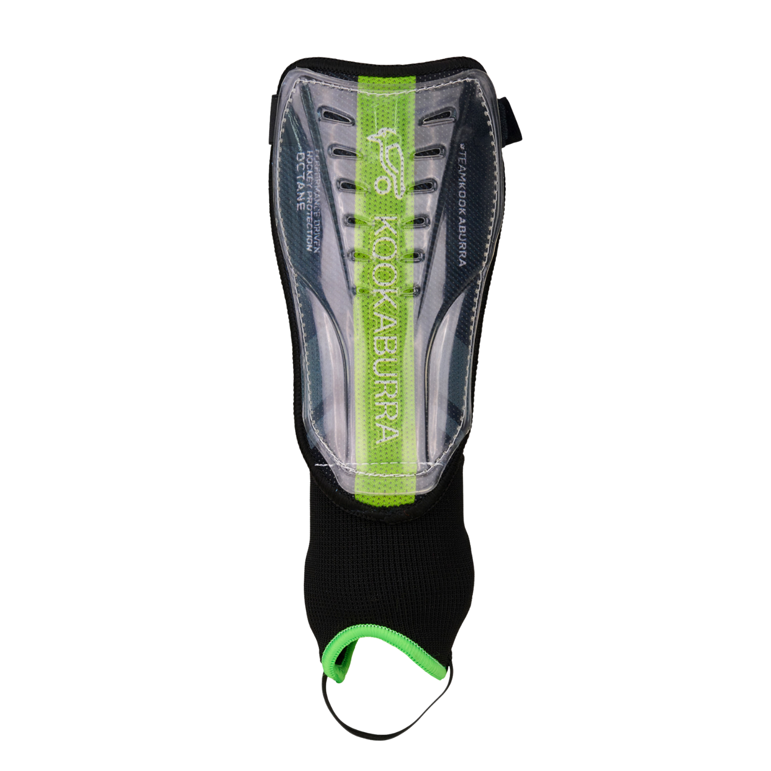 Kookaburra Octane Shinguards - Black/Lime by Kookaburra