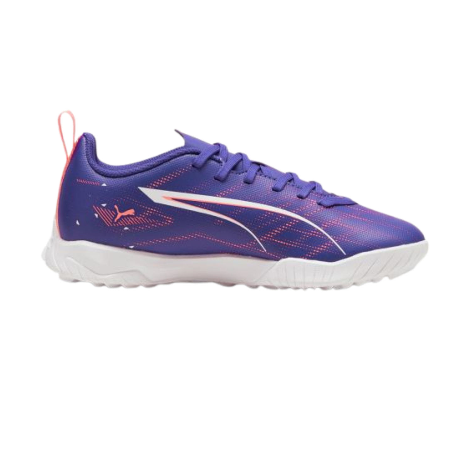 Puma Ultra 5 Play FG/AG Football Boots Junior - Lapis Lazuli/White/Sunset Glow