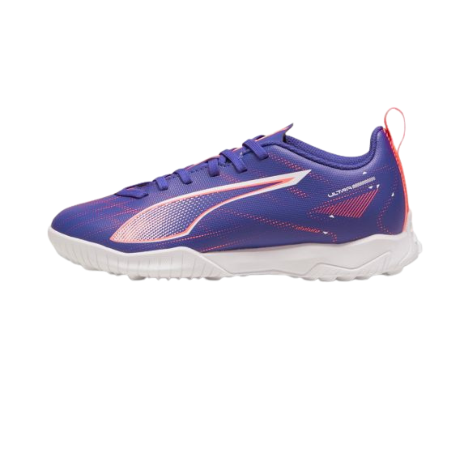 Puma Ultra 5 Play FG/AG Football Boots Junior - Lapis Lazuli/White/Sunset Glow