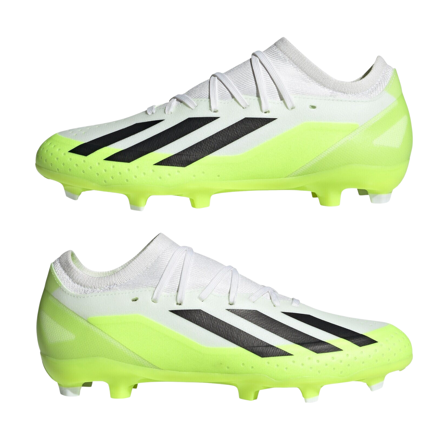 Adidas X Crazyfast .3 FG Football Boots Unisex - White/Green