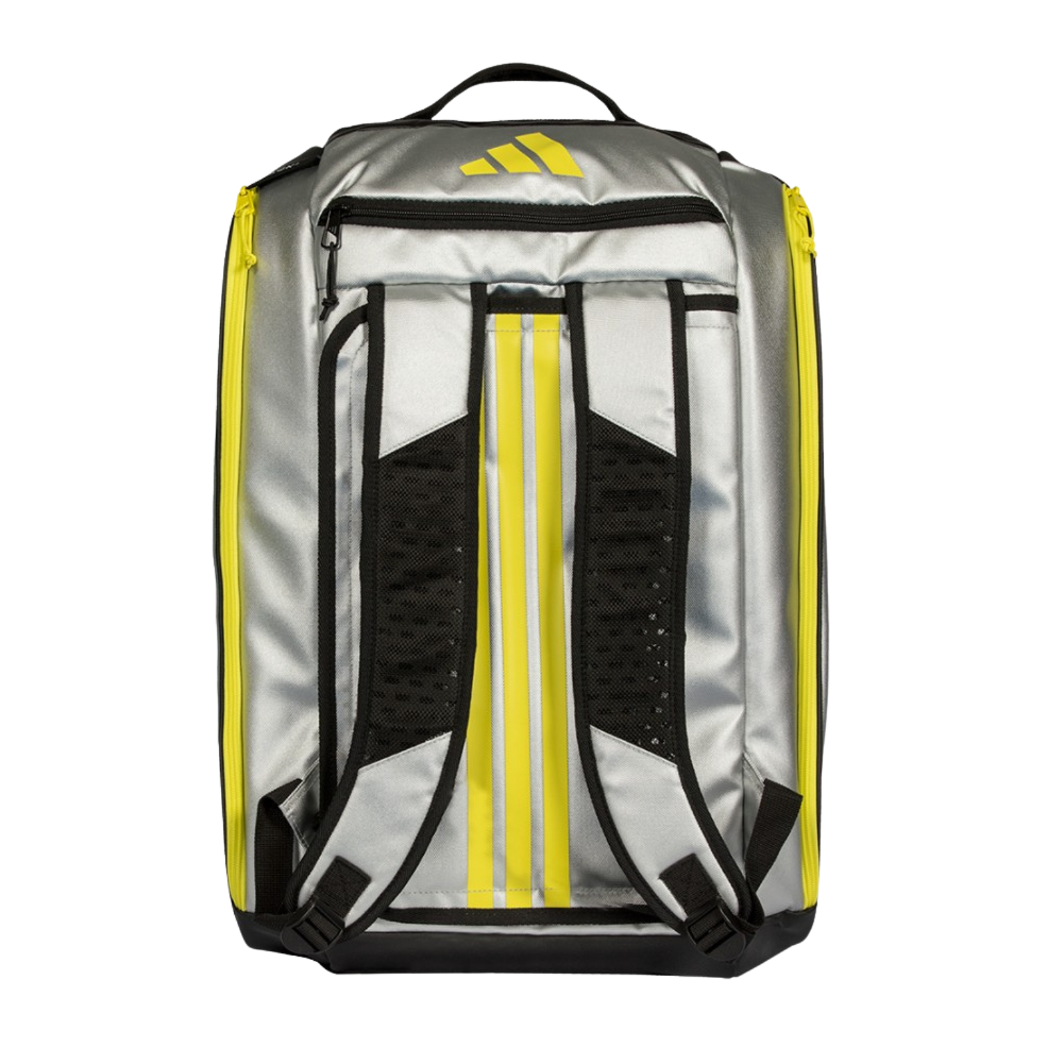 Adidas Tour Silver 2026 Racket Bag - Silver/Lime (AB2PA4U34) Racket Bag Adidas