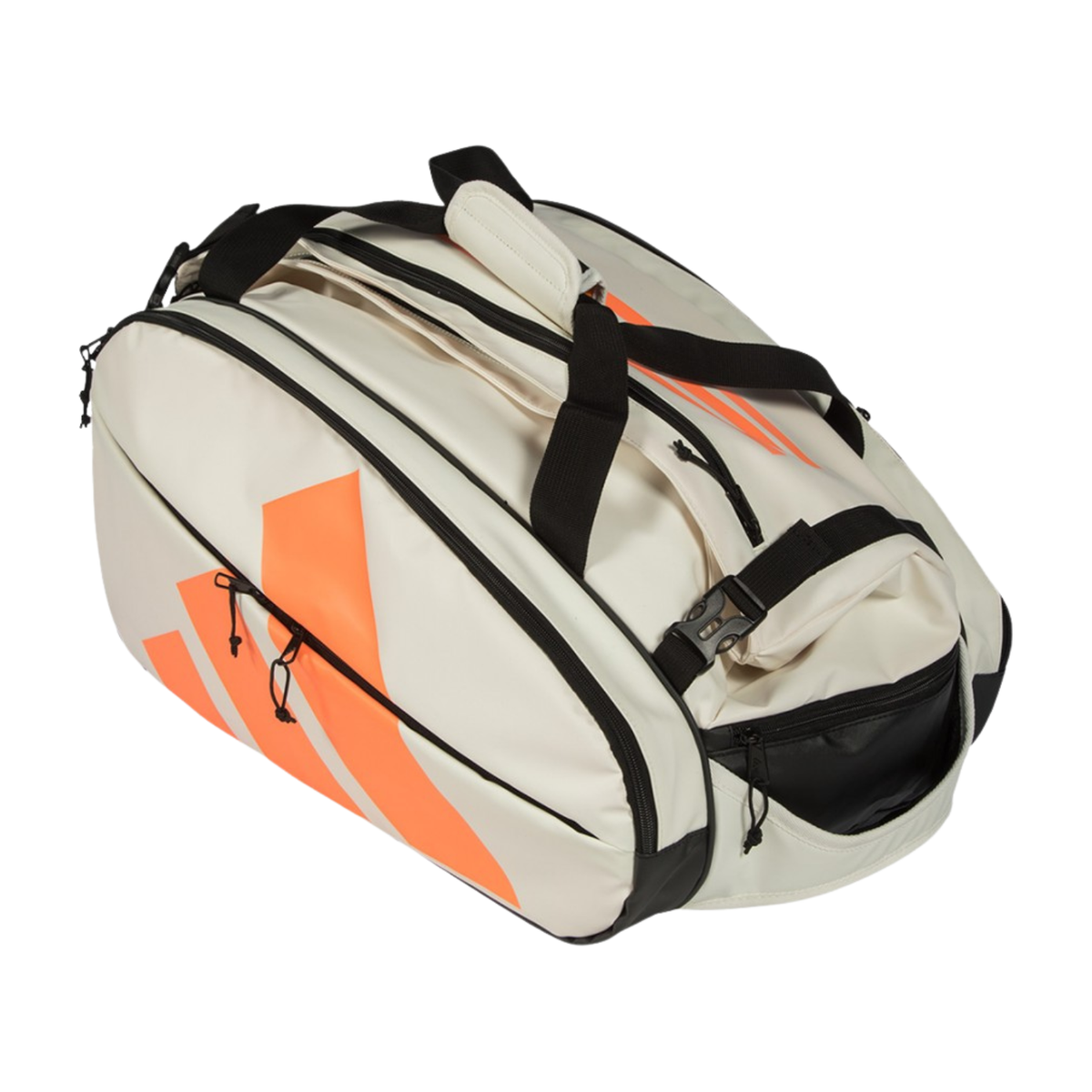 Adidas Multigame 2026 Padel Racket Bag, Off White/Orange, back view