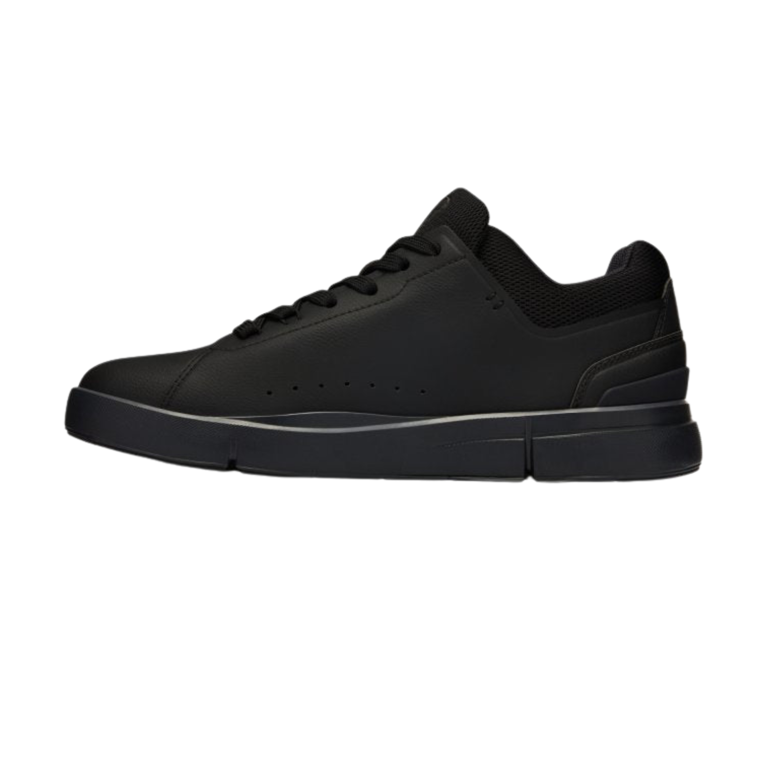 On The Roger Advantage Men's Trainers All Black Trainers On Running