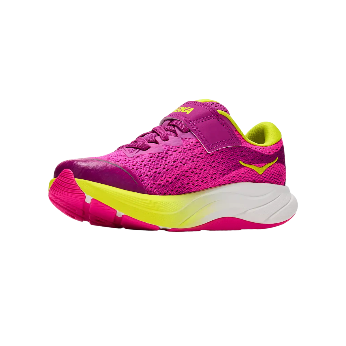 Hoka Rincon 4 Running Shoe Kids, Fuchsia, additional view