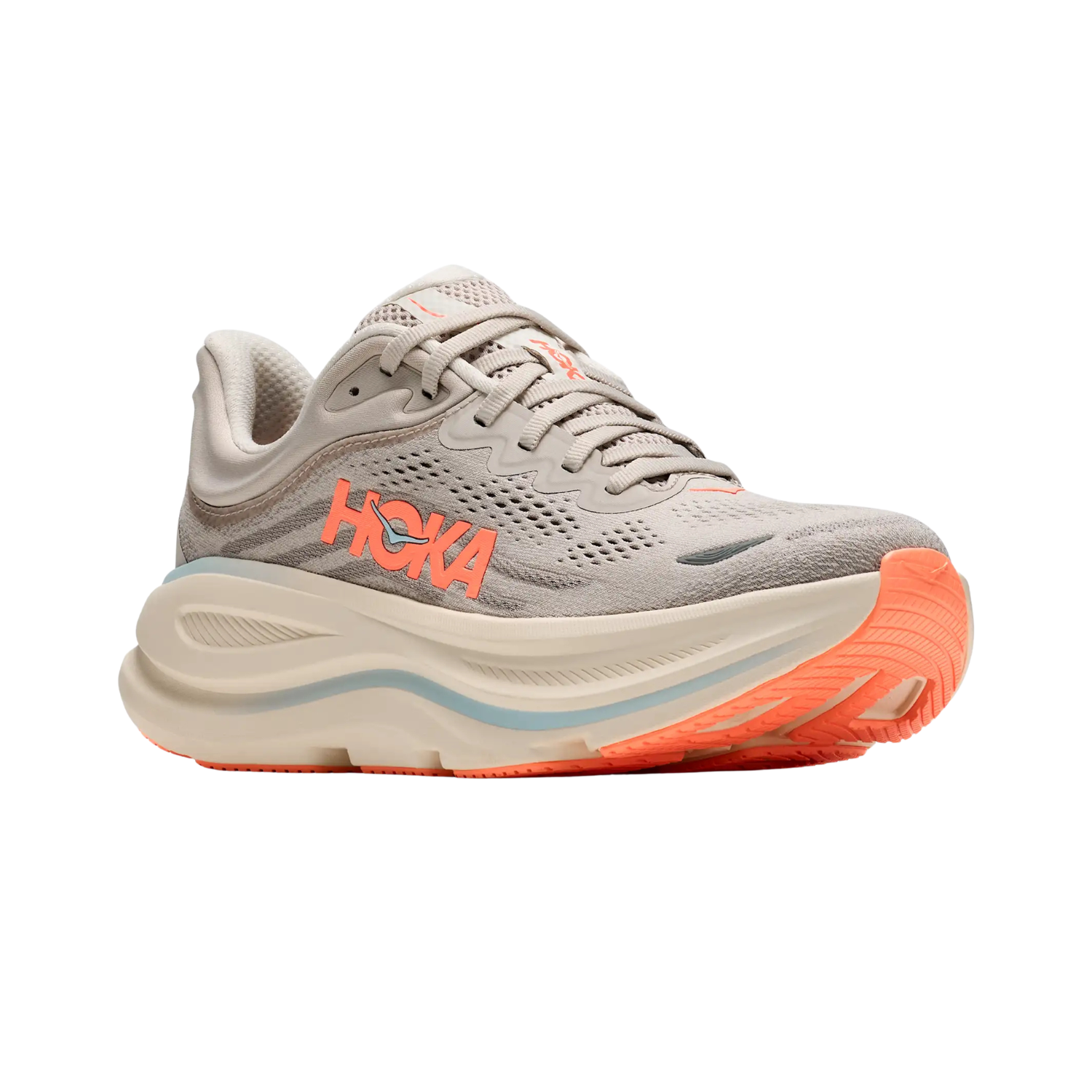 Hoka Bondi 9 Running Shoe Women - River Rock Grey/Mineral Ore Running Shoes Hoka