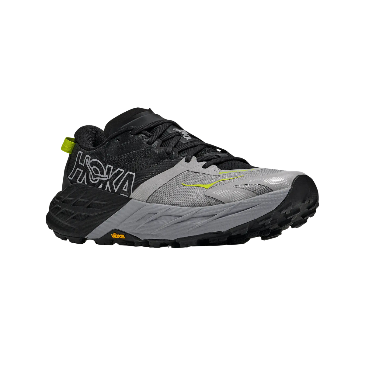 Hoka Speedgoat 7 Trail Running Shoes Men - Black/Stellar Grey Trail Running Shoes Hoka
