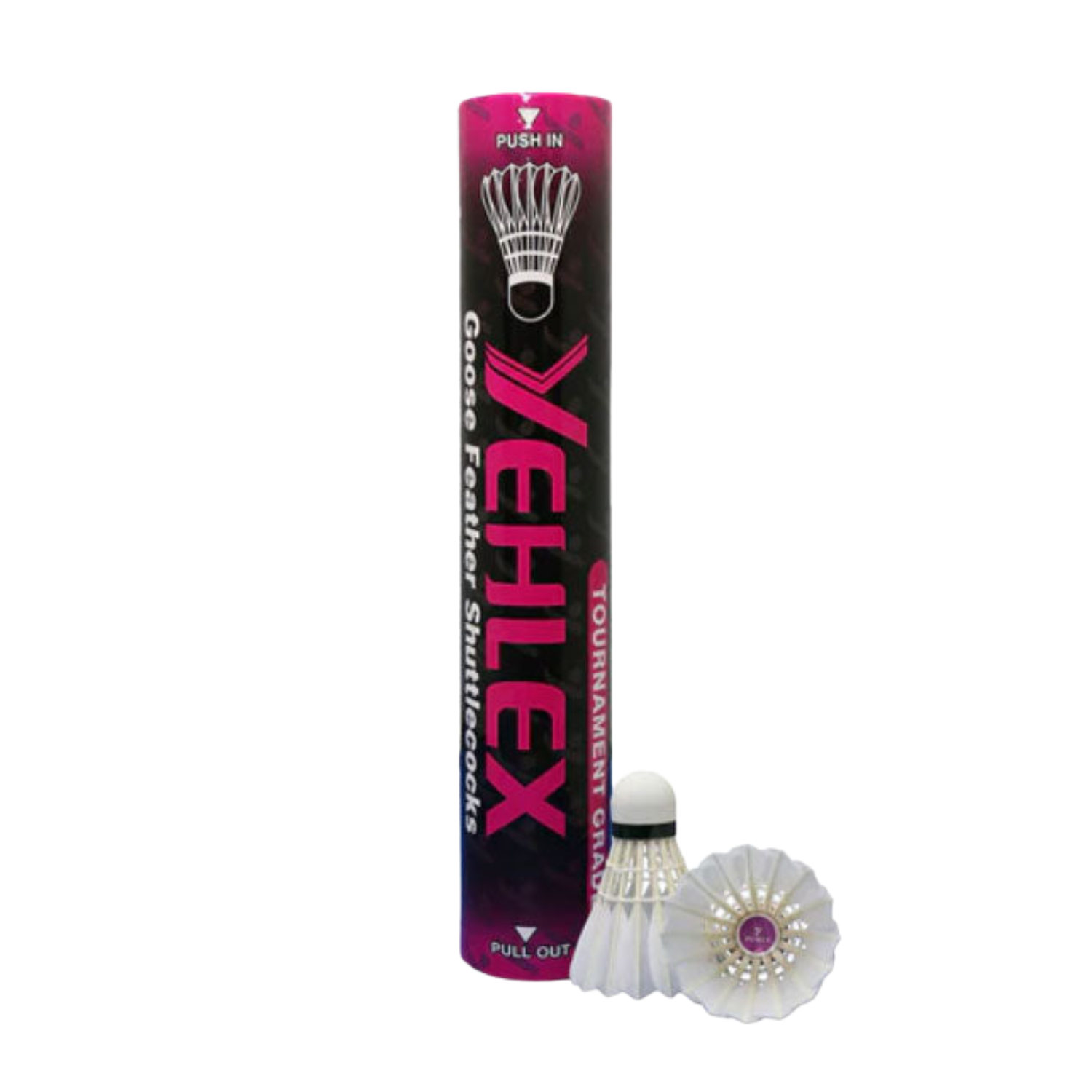 Yehlex Tournament Feather Shuttles - From £27.60 White Feather Shuttle Yehlex