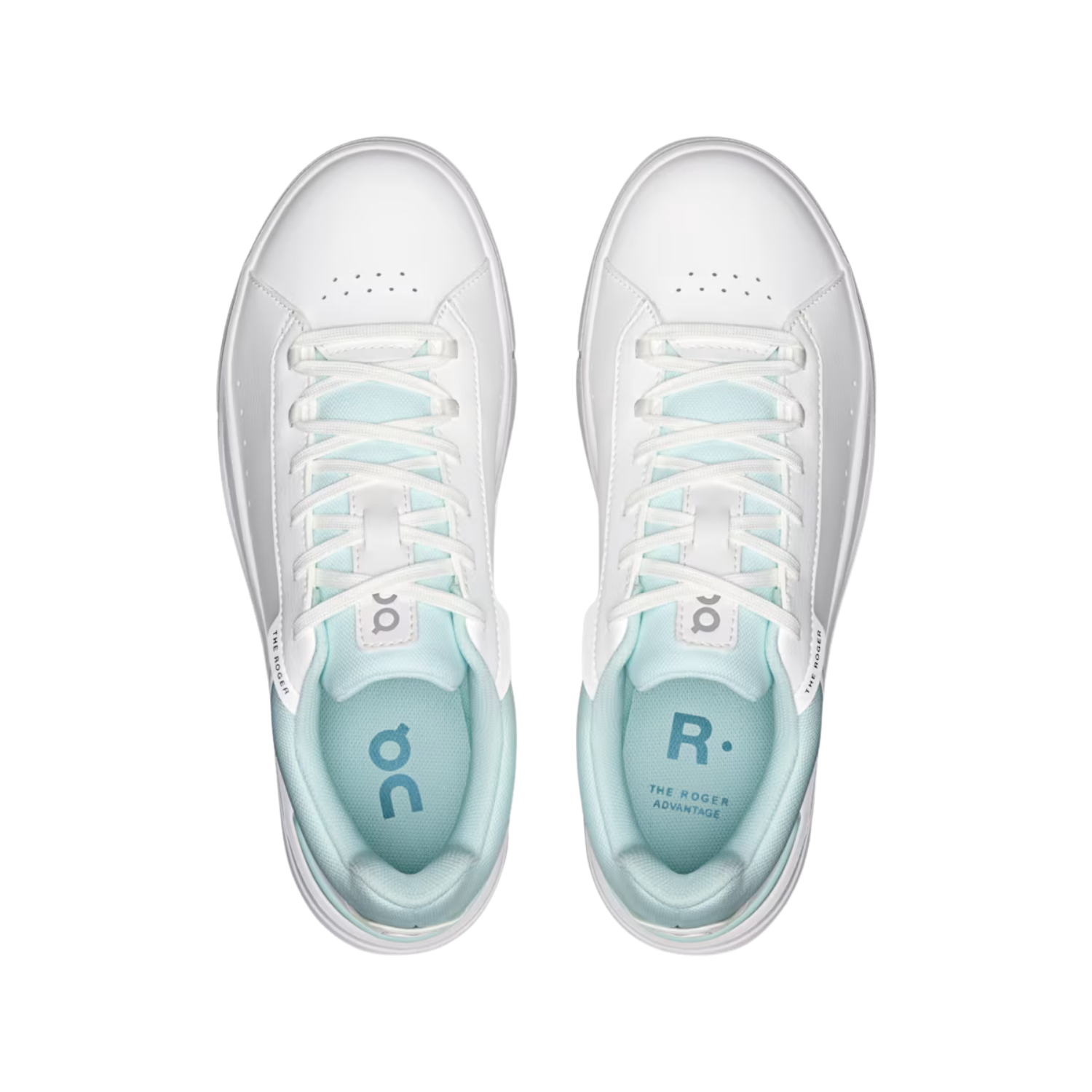 On Running The Roger Advantage Tennis Shoe Women - White/Flurry Running Shoes On Running