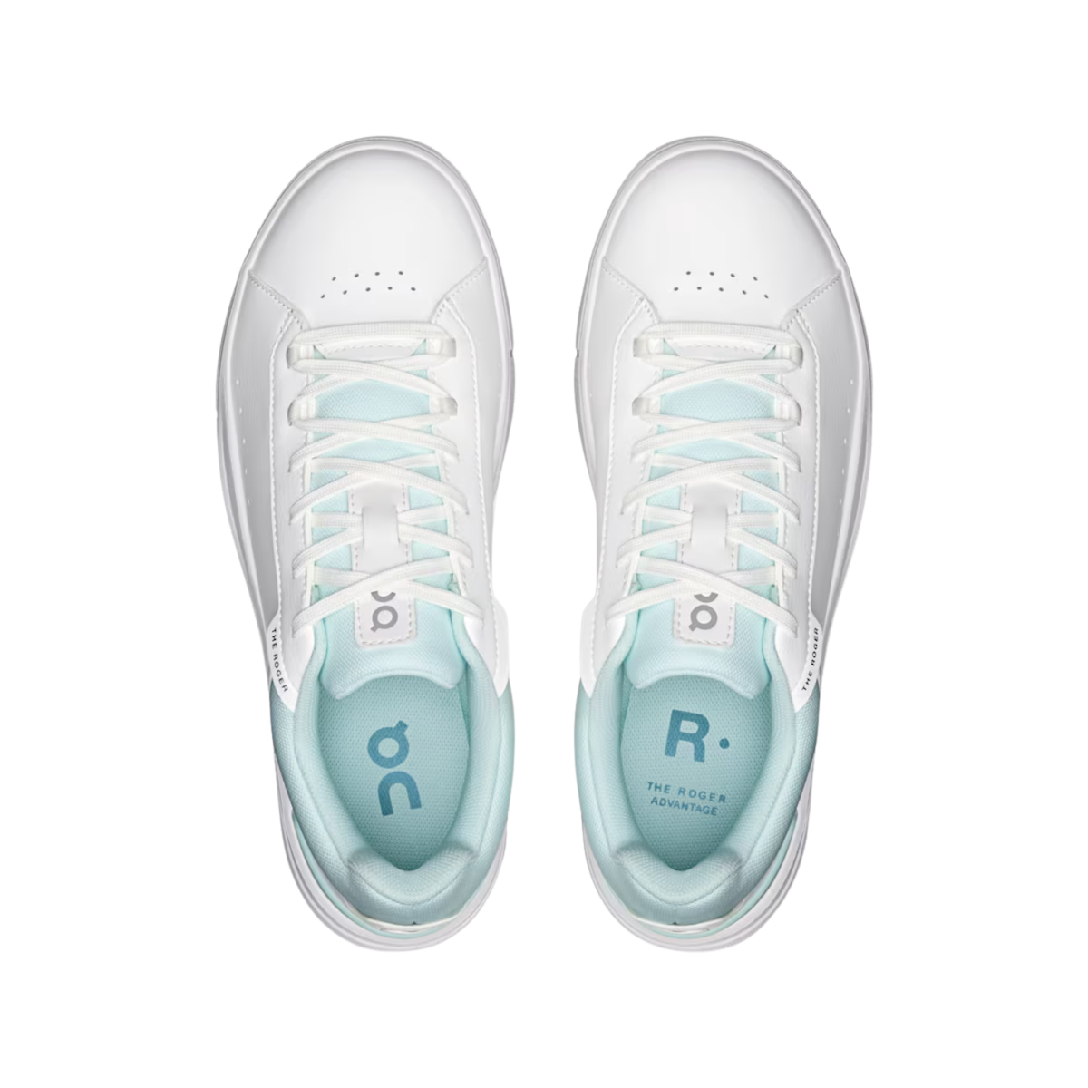 On Running The Roger Advantage Tennis Shoe Women - White/Flurry Running Shoes On Running