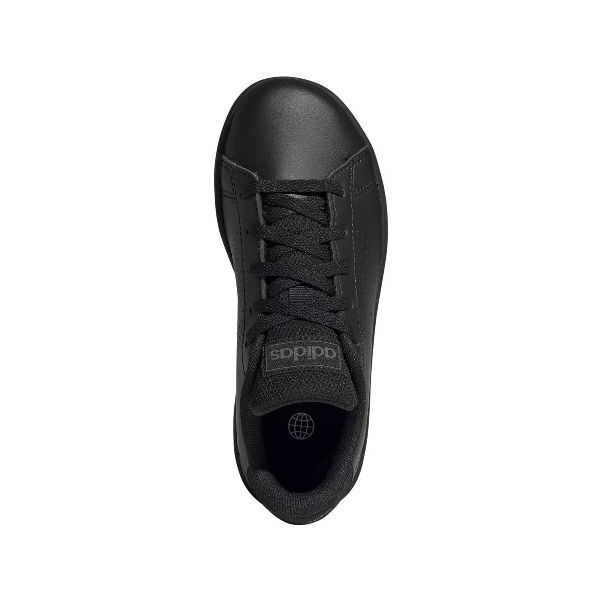 Adidas Advantage Lifestyle Court kids' trainers, Core Black, view 9