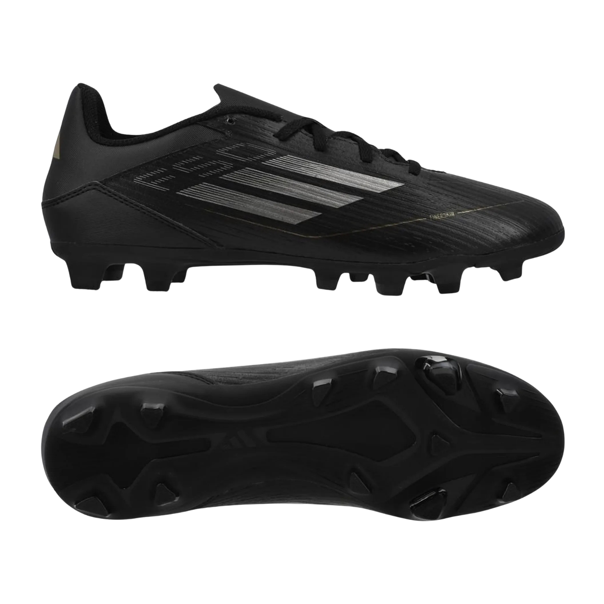 Adidas F50 Club FxG Football Boots Unisex, Black, side view