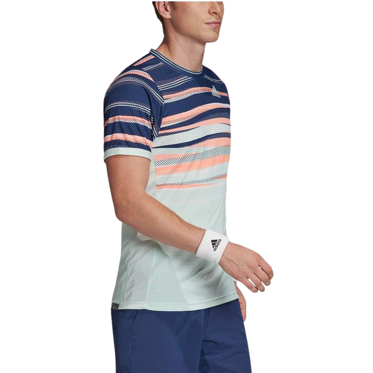 adidas FreeLift HEAT.RDY Tee Men - Dash Green/Tech Indigo (FK0803) T-Shirt adidas
