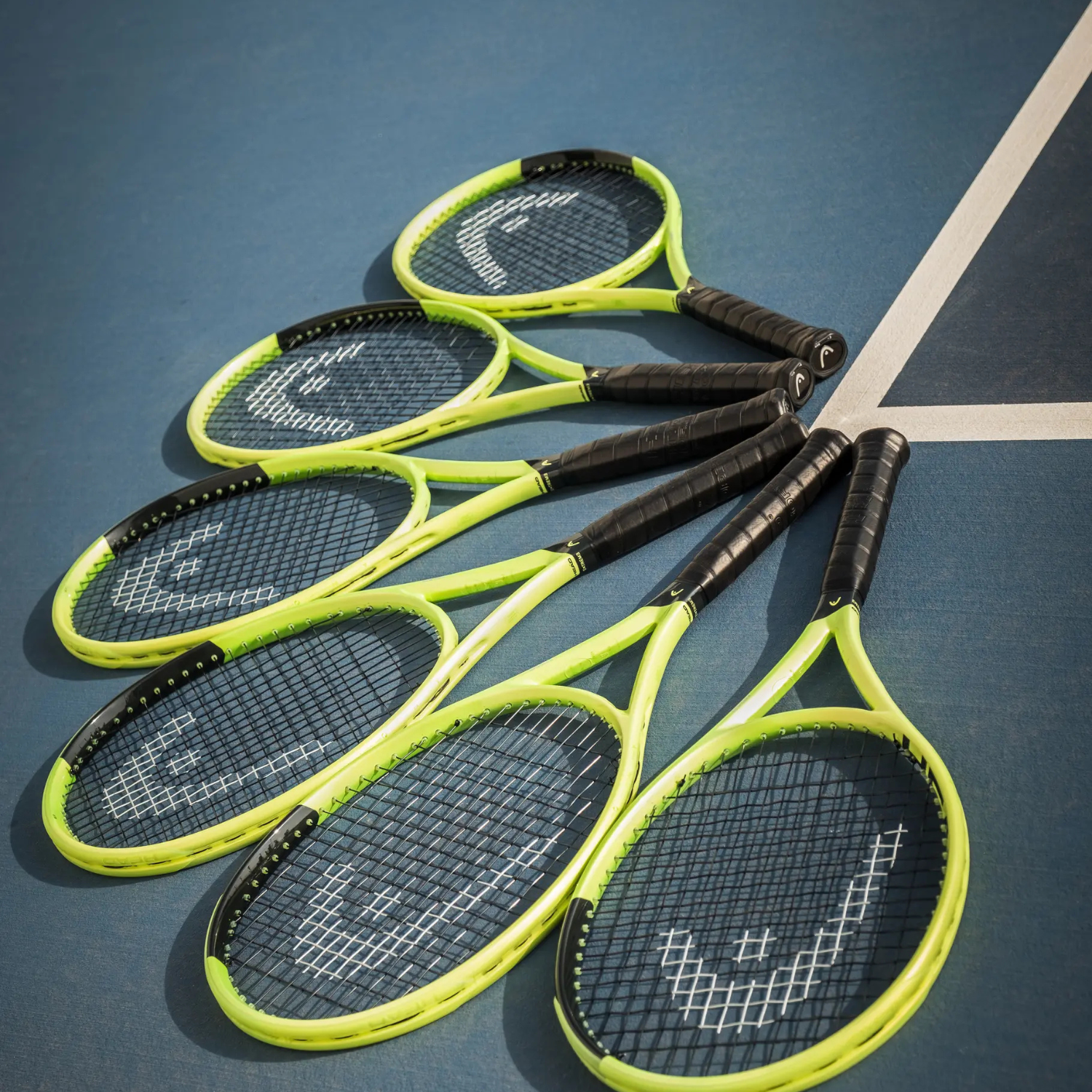 Head Extreme Team 2026 Tennis Racket Strung - Green Tennis Racket Head