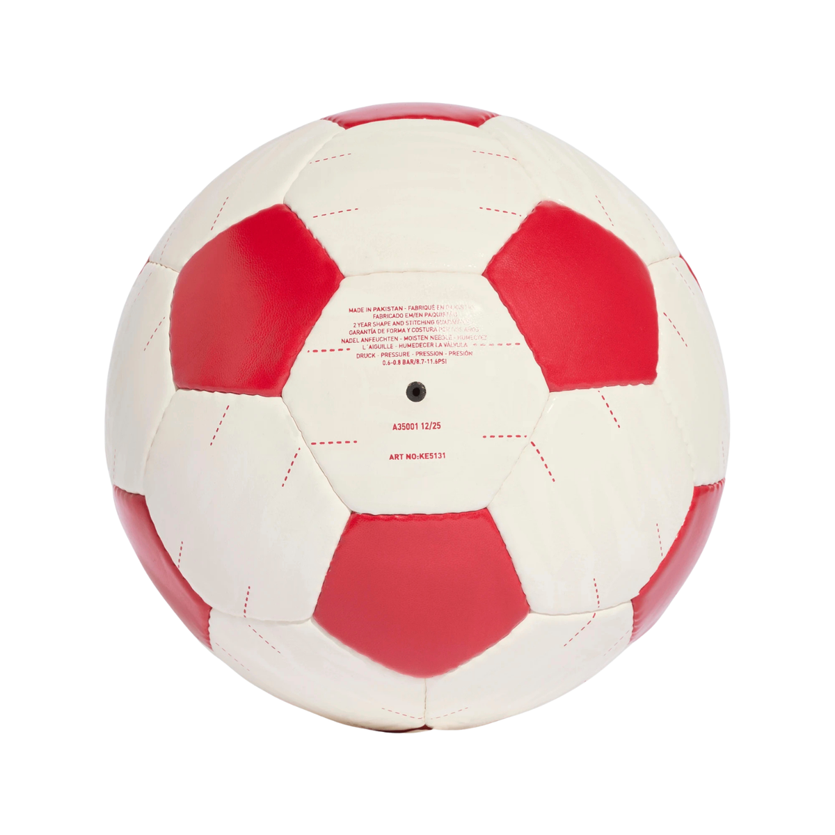 Adidas LFC 26/27 Away Club Football, White/Red, back view