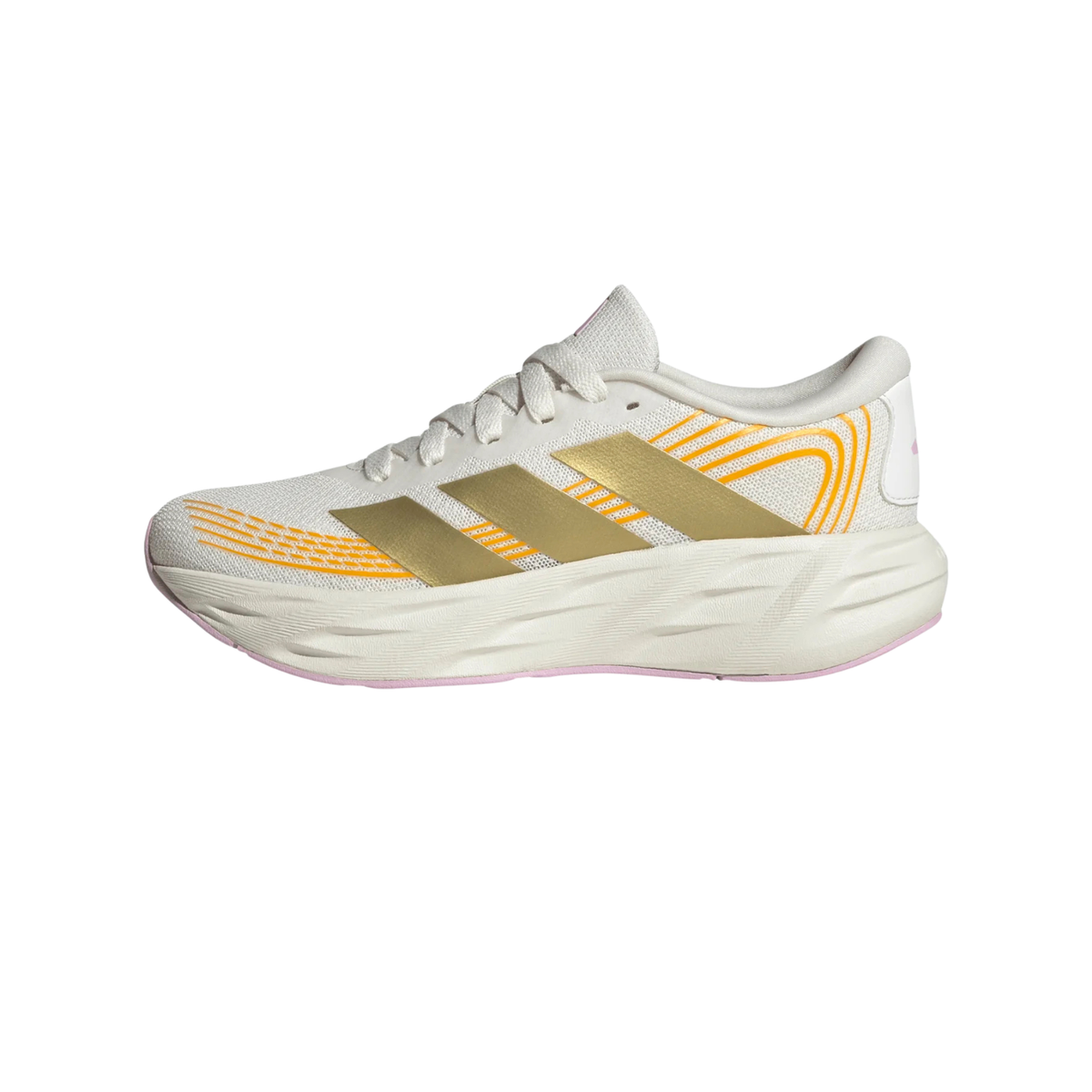 Adidas Galaxy 8 Running Shoes Junior - White/Gold/Lilac (KI4052) White Gold Lilac Running Shoes Adidas