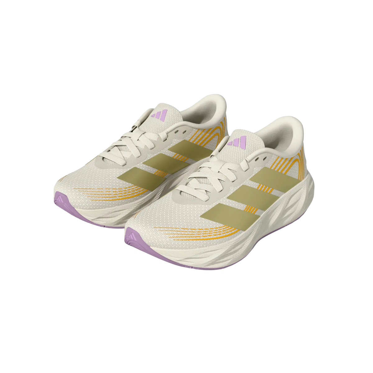 Adidas Galaxy 8 Running Shoes Junior - White/Gold/Lilac (KI4052) Running Shoes Adidas