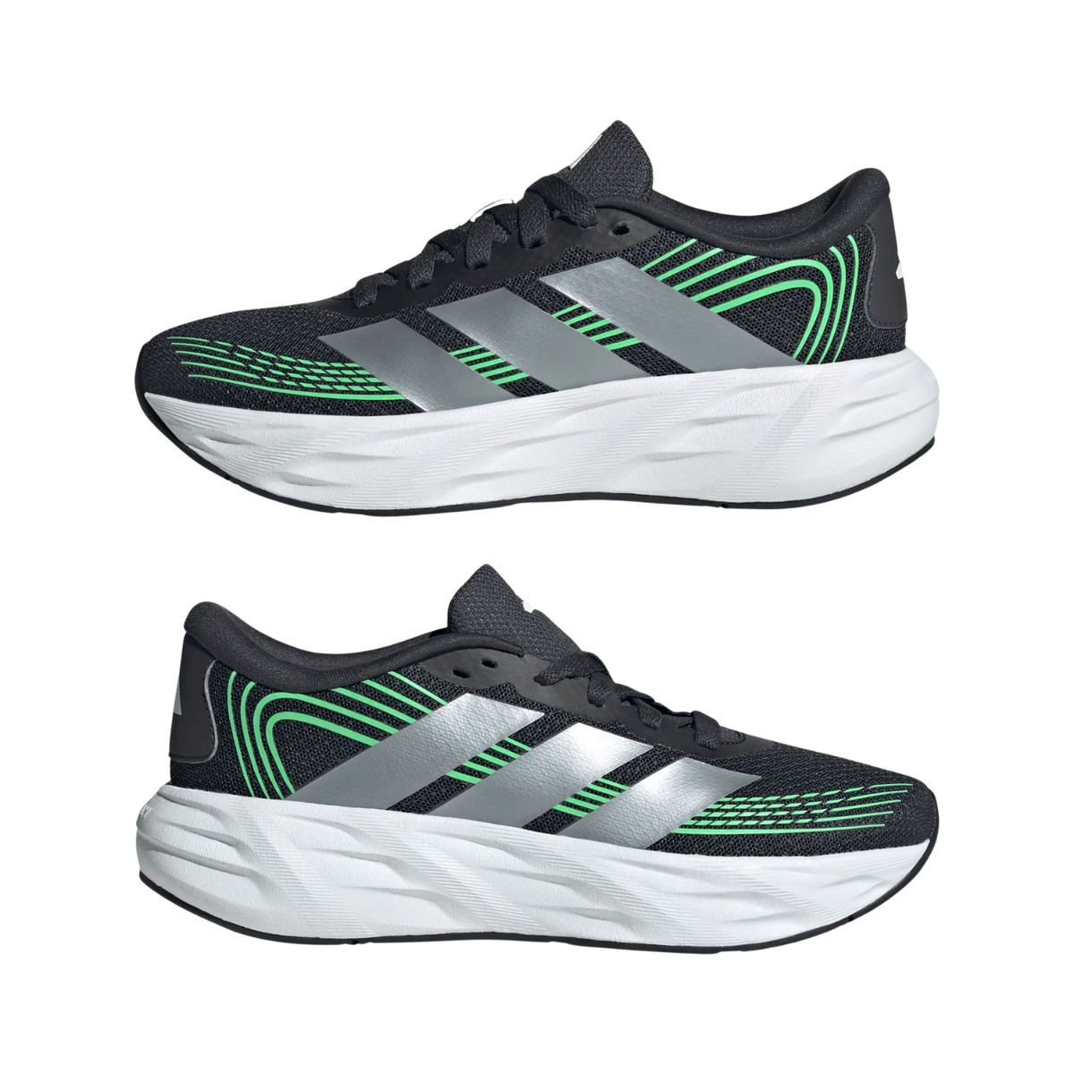Adidas Galaxy 8 Running Shoe Junior - Grey/Green Running Shoes Adidas
